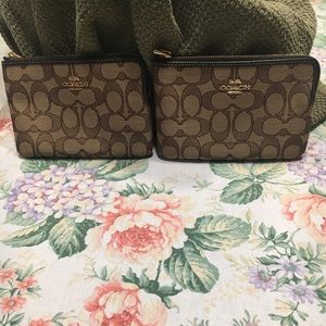 Authentic Small Coach pouches